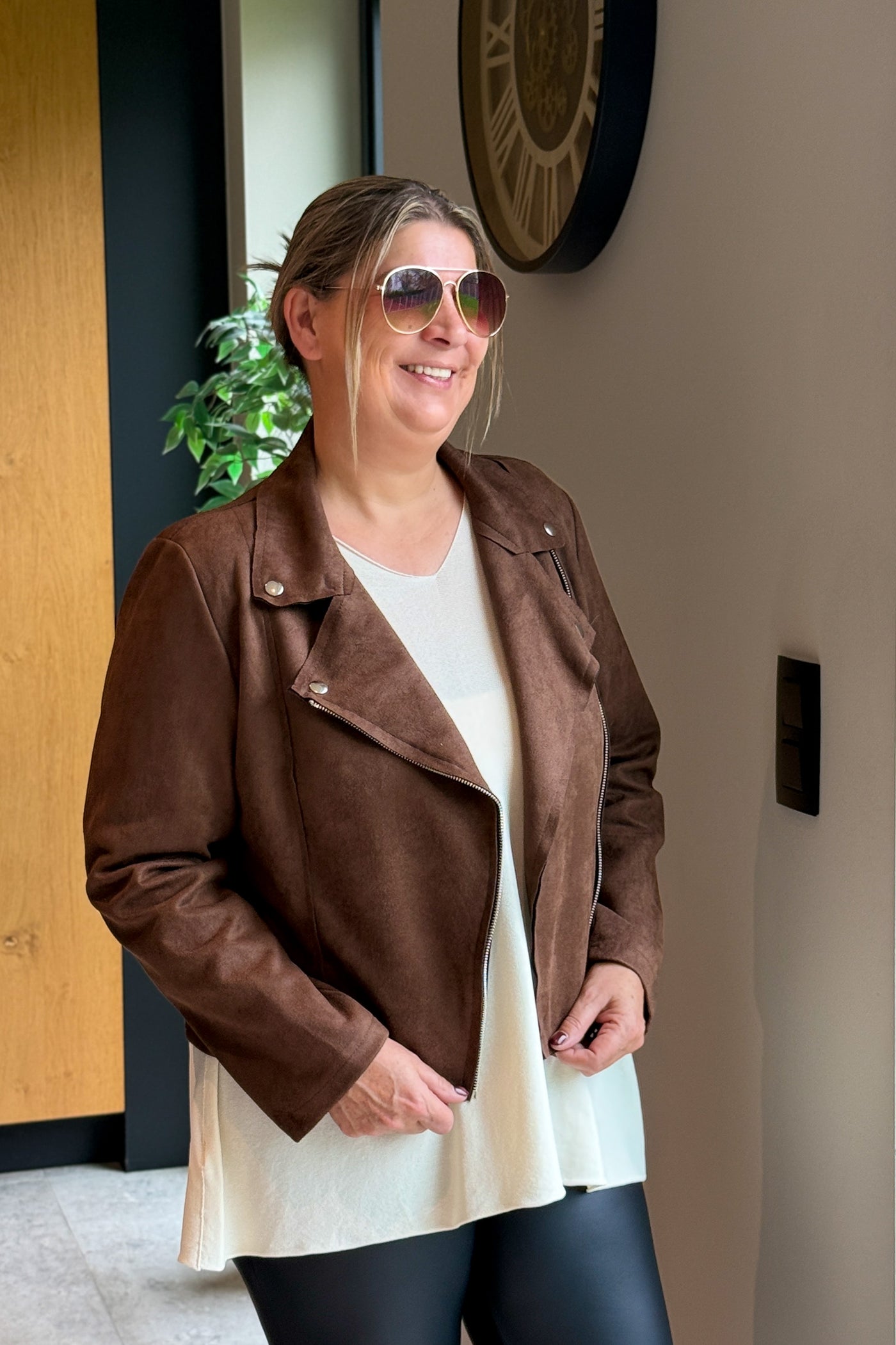 Perfecto Suédine Lilya Choco GT