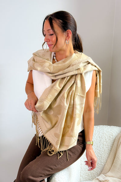 Foulard Lenza Beige (15281087349061)