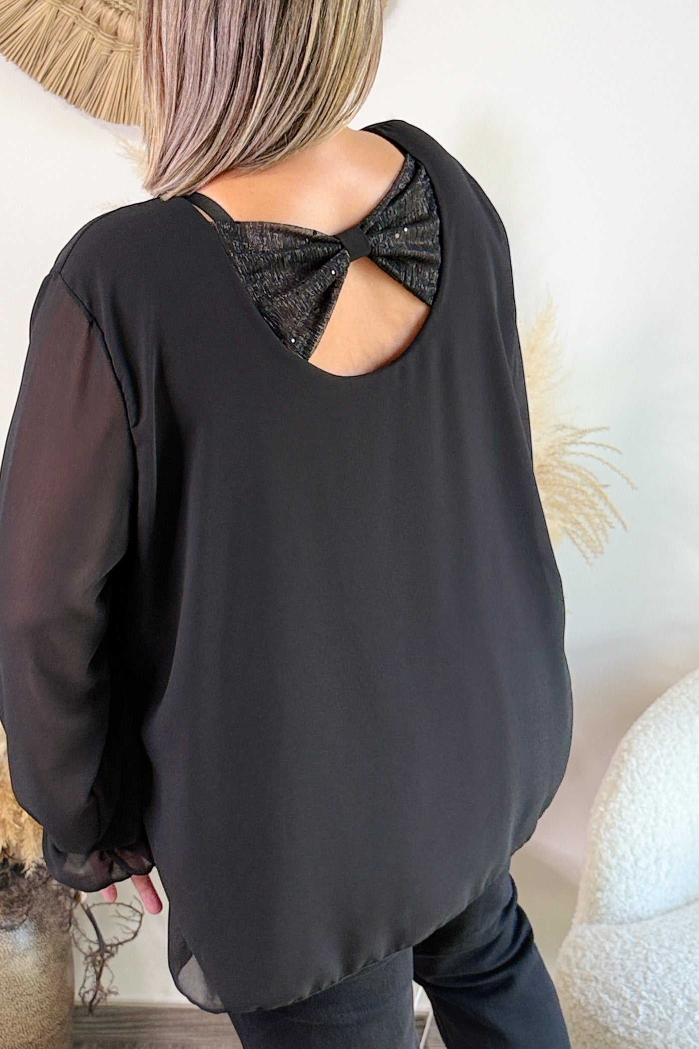 Blouse Flema Noir (GT (42/48) (14805993324869)