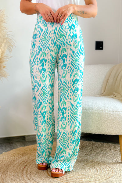 Pantalon Palazzata Turquoise Victoria ( Notre designer Belge ) (15038321459525)