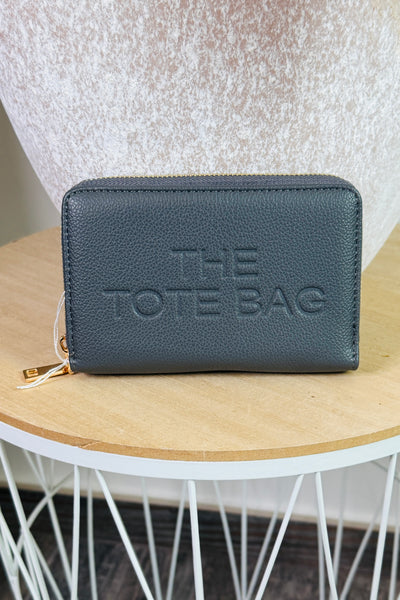 Portefeuille Tote Bag Moyen Gris Anthracite Mat (15266155135301)