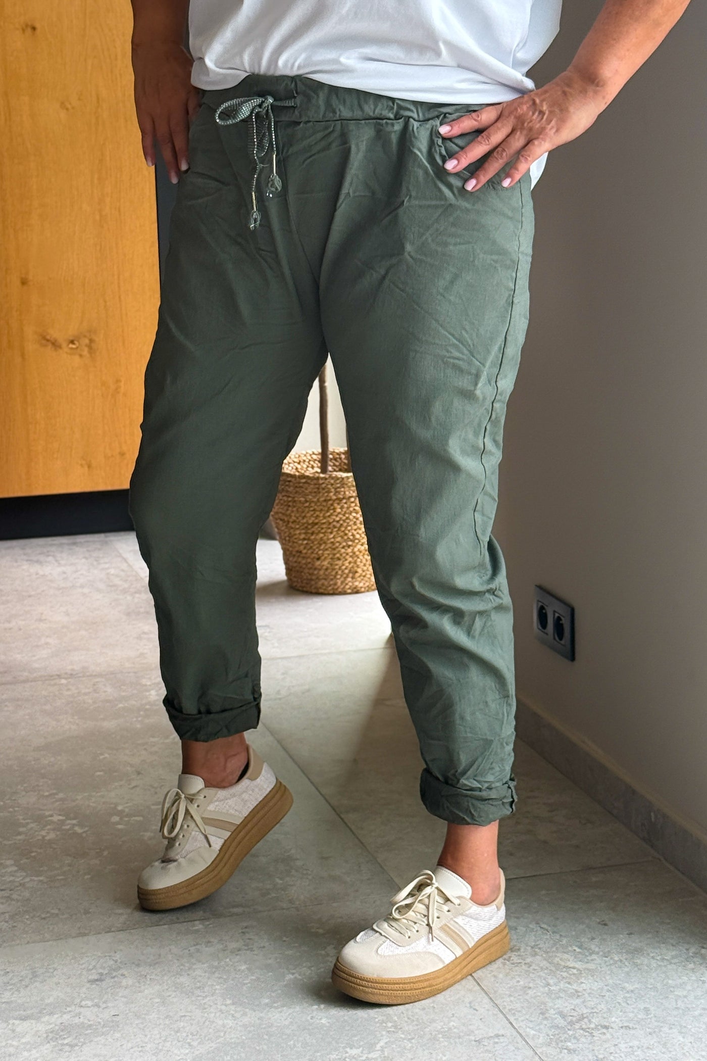 Pantalon Magique Justina Kaki GT (15260776399173)