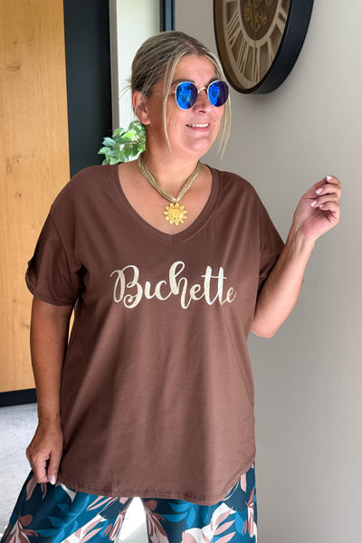 T-Shirt " Bichette" Choco GT (15249783226693)