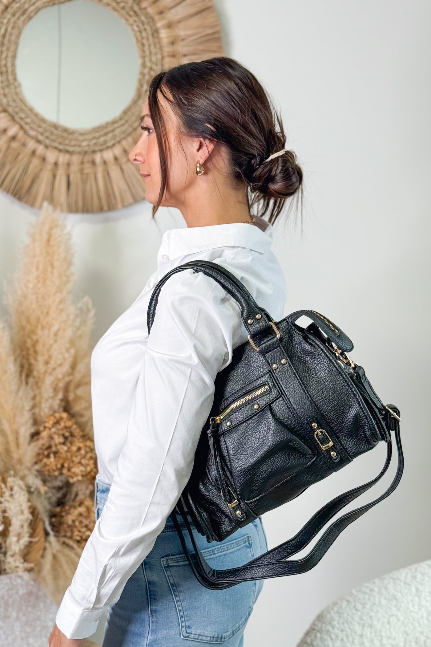 Sac Effia Noir Moyen