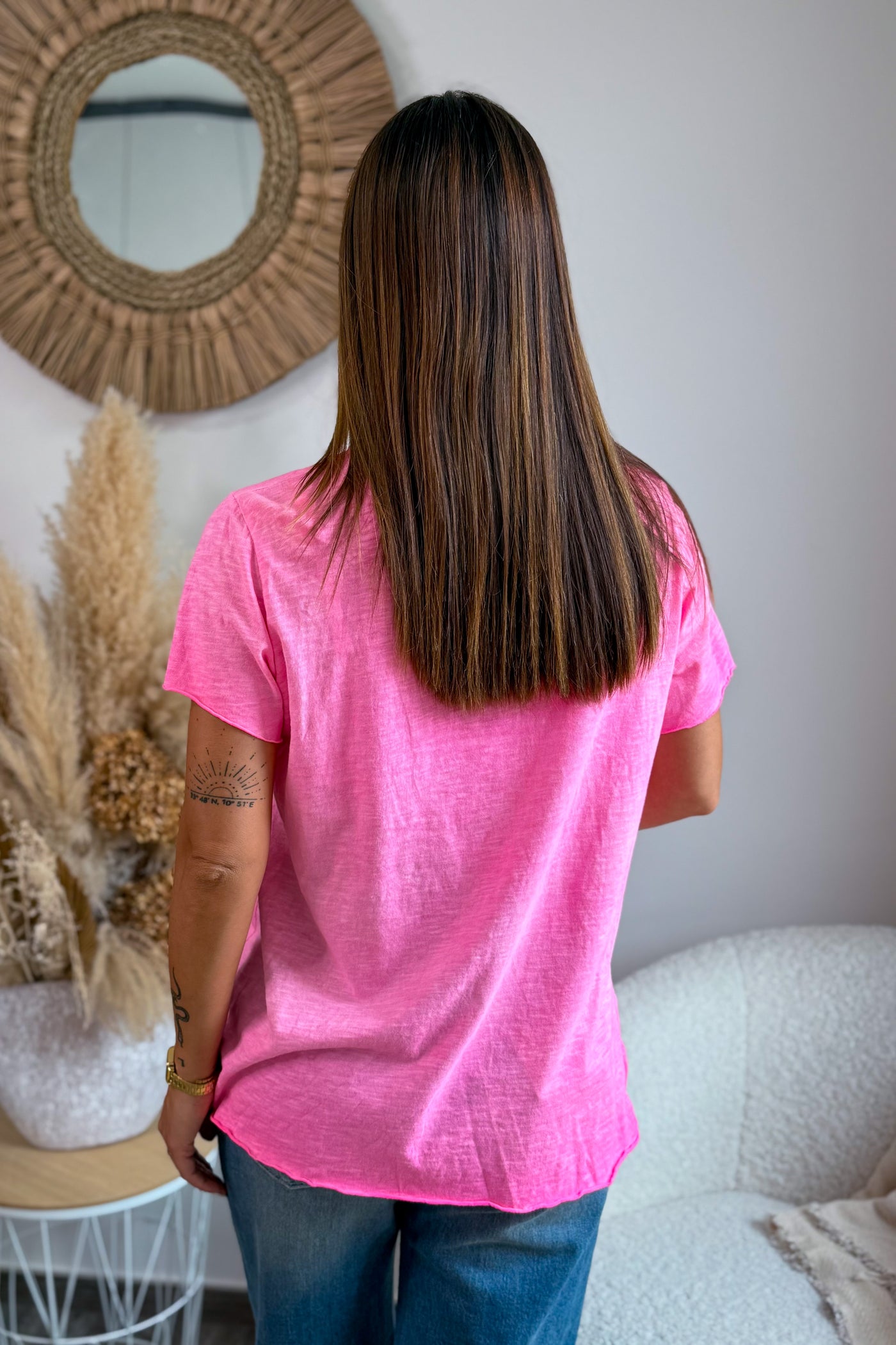 T-Shirt Sarty Rose Fluo (15176229749061)