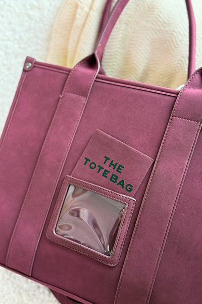 Sac The Tote Bag Suédine Bordeaux (15314213437765)