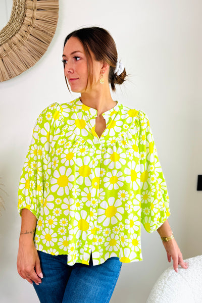 Blouse A Nouer Pâquerette Rose (15086346764613) (15086348403013)