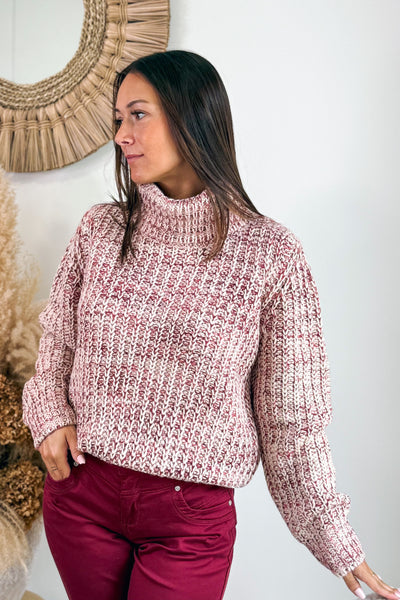 Pull Cocoon Bordeaux Red Button (15255520510277)