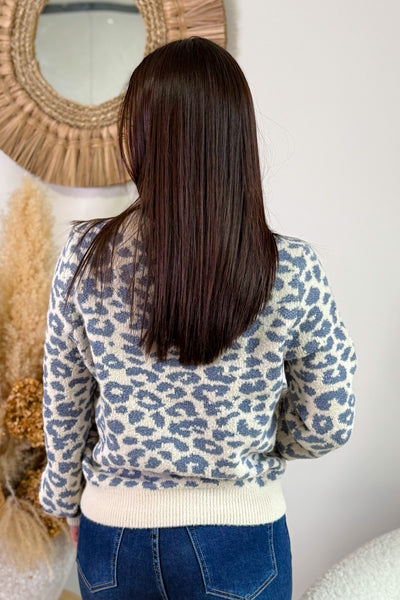 Pull Lorraine Léo Bleu JDY