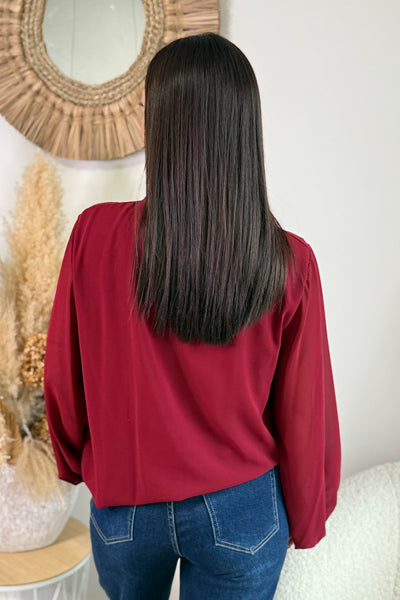 Blouse Hortense Bordeaux