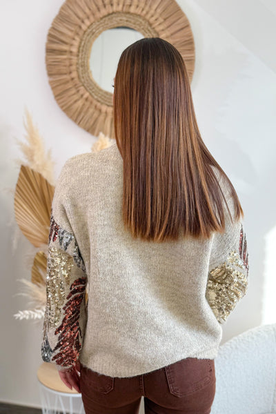 Pull Phybie Beige (15242276143429)