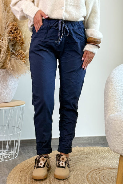 Pantalon Magique Ornelia Bleu Marine (15255634837829)