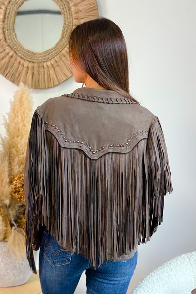 Veste A Frange Mark Choco (15297626734917)