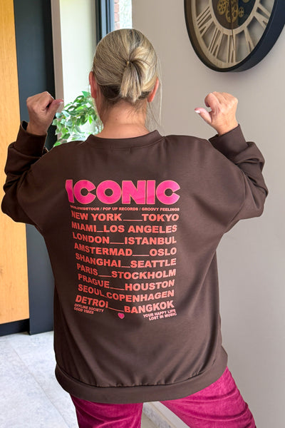 Sweat " Iconic" Choco GT (15353679708485)
