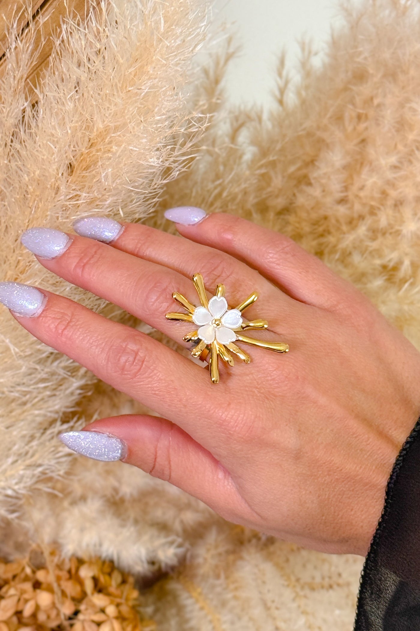 Bague Petite Fleur Nacre (14820518101317)