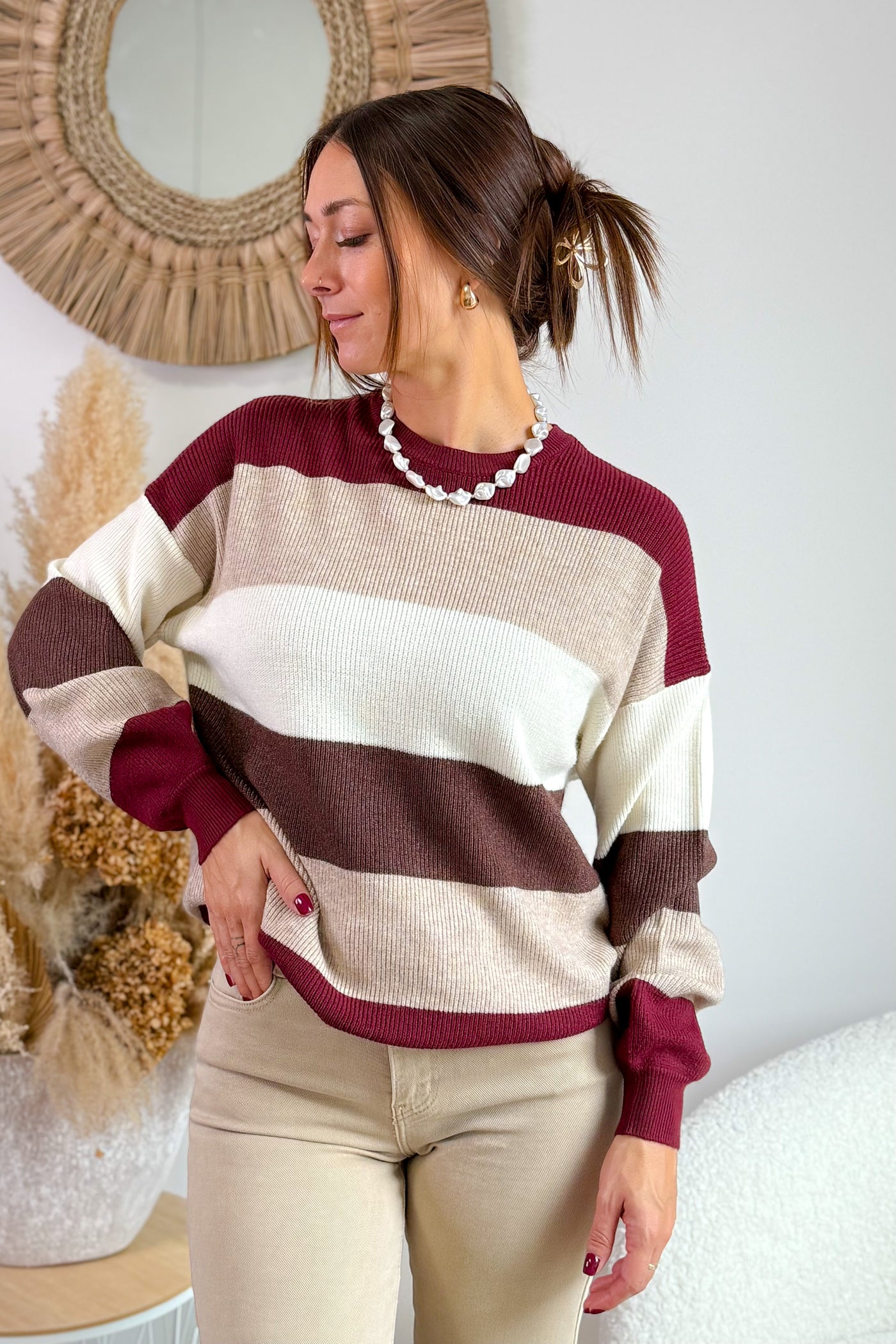 Pull Atia Bordeaux Only (15329594474821)