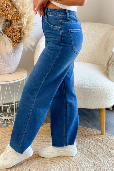 Jeans Toxik L21046-3 Taille Haute Bleu Moyen (9267948978501)