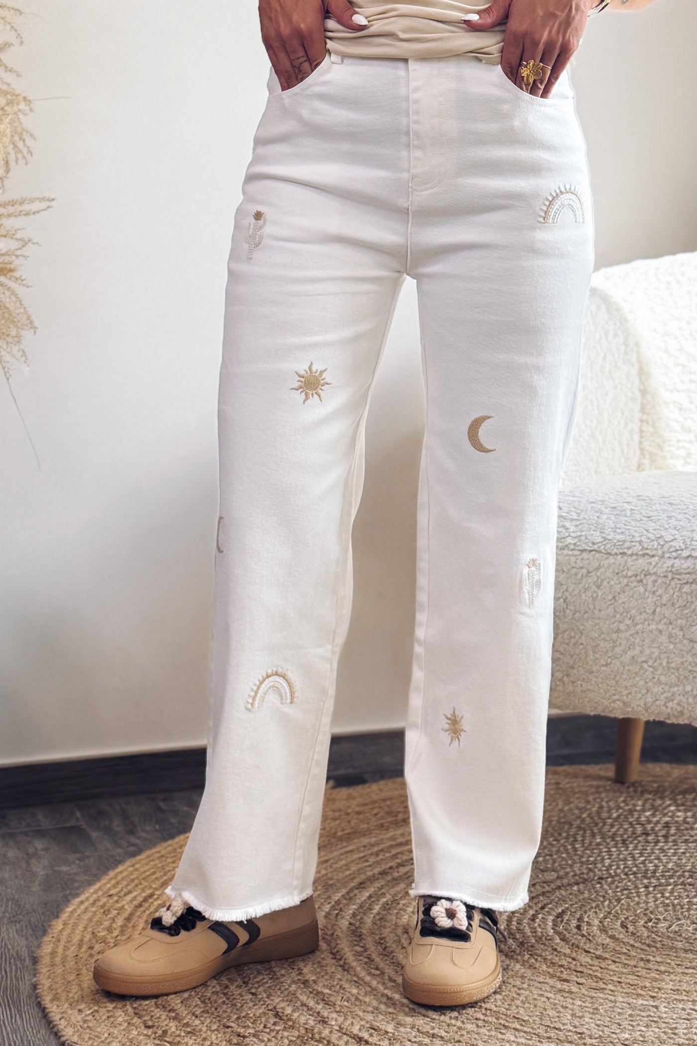 Jeans M672-1 Blanc (15156751499589)