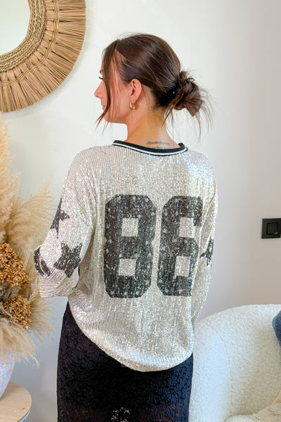 T-Shirt 86 Sequin Noir (15265566425413)