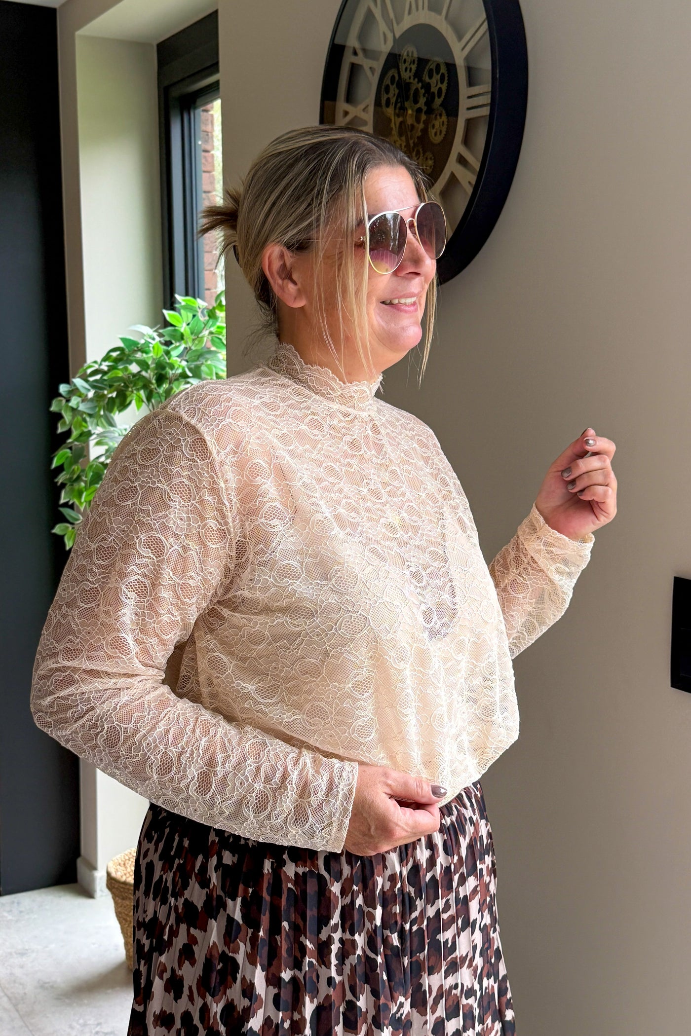 Top Dentelle Lilou Beige GT