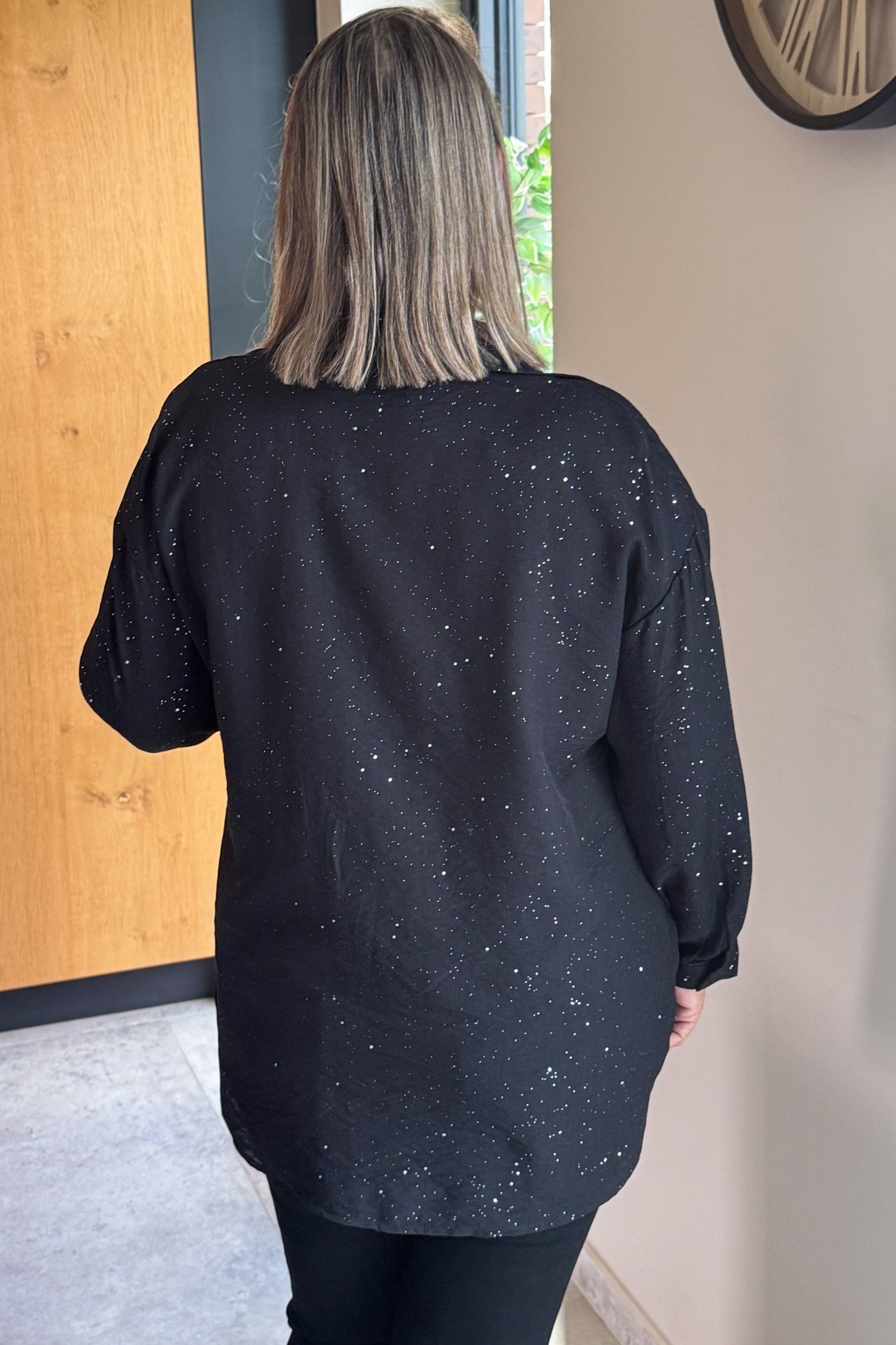 Chemise Stacey Noir à Paillettes GT