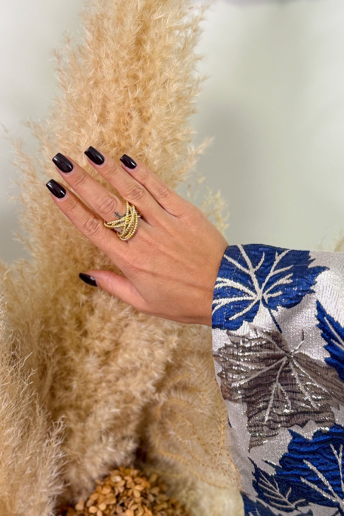 Bague Multi Rangs Doré