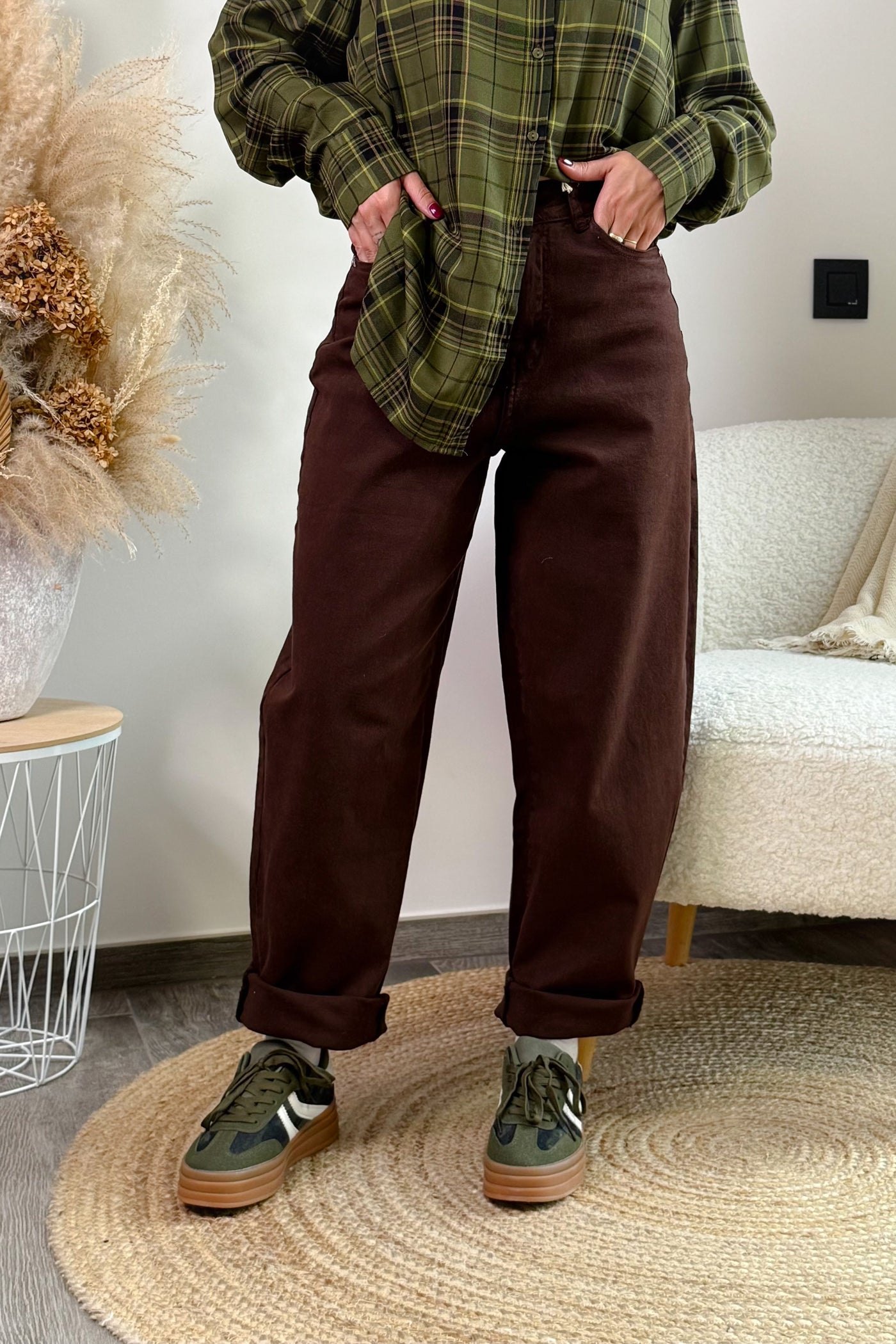 Jeans Ballon F2287 Choco (15345045176645)