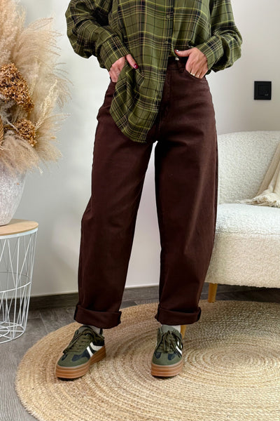 Jeans Ballon F2287 Choco (15345045176645)