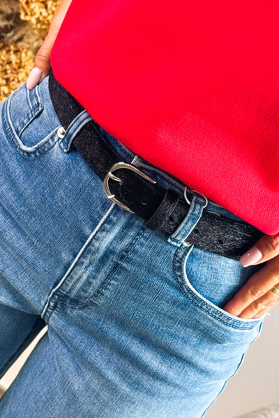 Ceinture Nora noir Faux Poils Only (15281359880517)