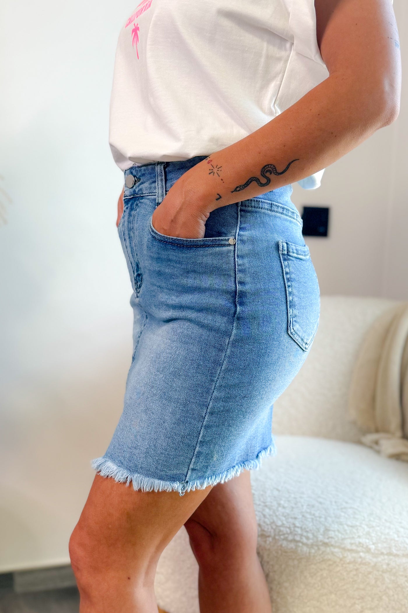 Jupe en Jeans Zena Bleu (15016974188869)