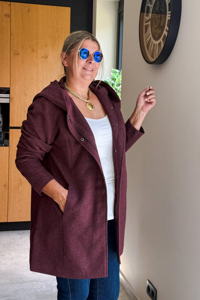 Manteau CarSerena Bordeaux Carmakoma (15260767945029)
