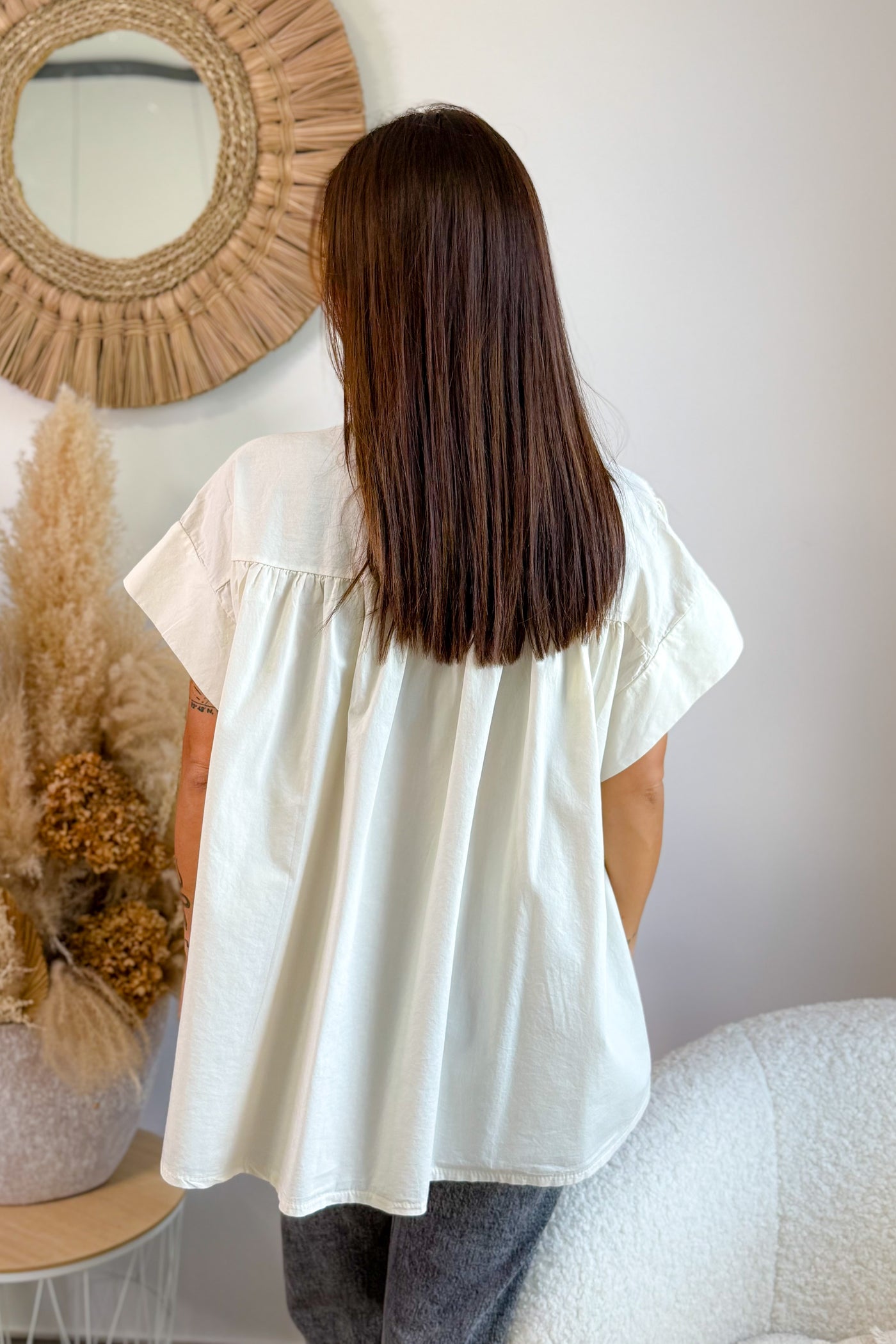 Chemise Roxanne Ecru (15297756627269)
