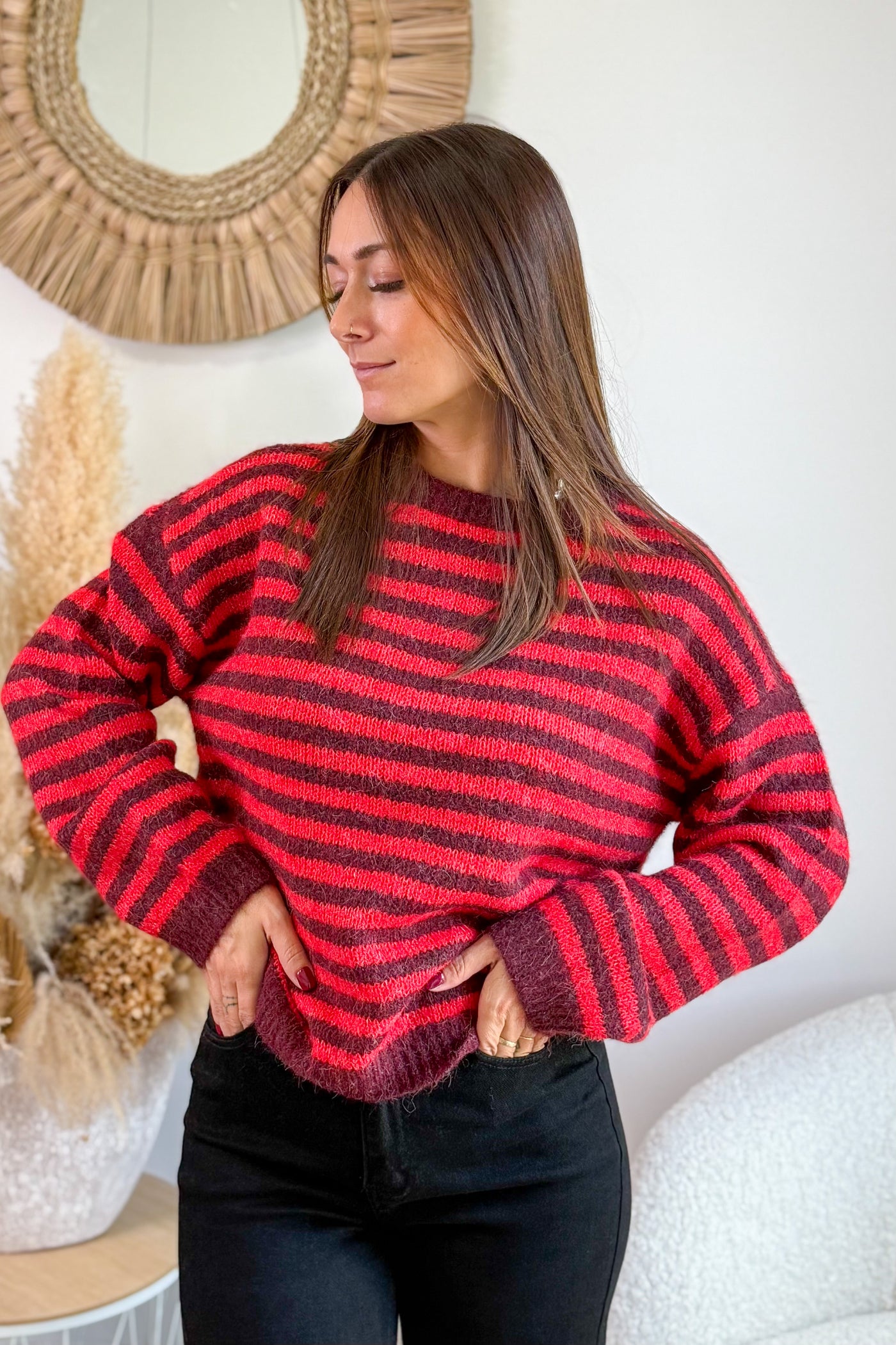 Pull Zoey Bordeaux JDY (15329801732421)