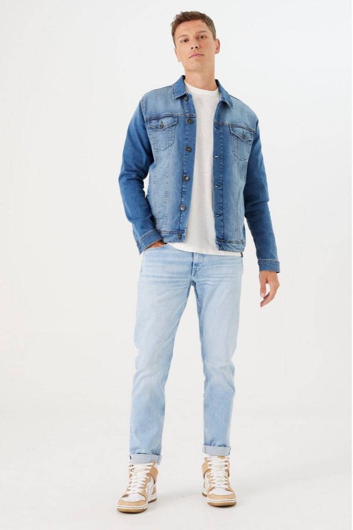 Veste en Jeans Raou Bleu Moyen (8806686228805)