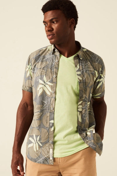 Chemise Thibault Manches Courtes Kaki (9363047481669)