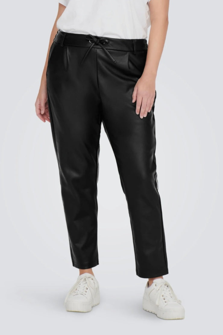 Pantalon CARGOLDTRASH Simili Noir (8654892433733)