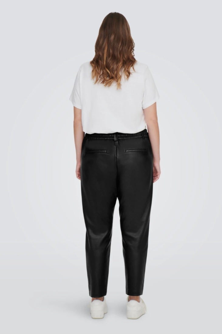 Pantalon CARGOLDTRASH Simili Noir (8654892433733)