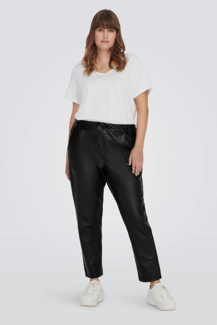 Pantalon CARGOLDTRASH Simili Noir (8654892433733)