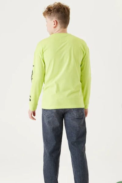 T-Shirt manches longues Timéo Lime (8618799661381)