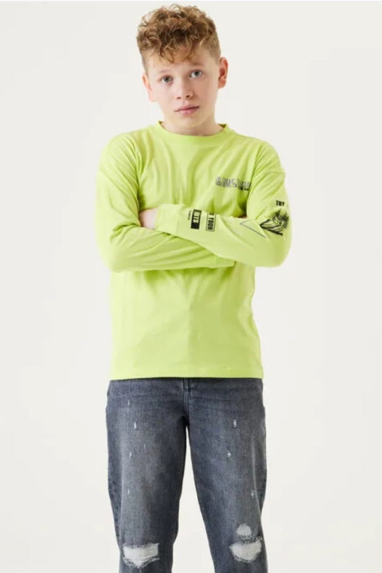 T-Shirt manches longues Timéo Lime (8618799661381)