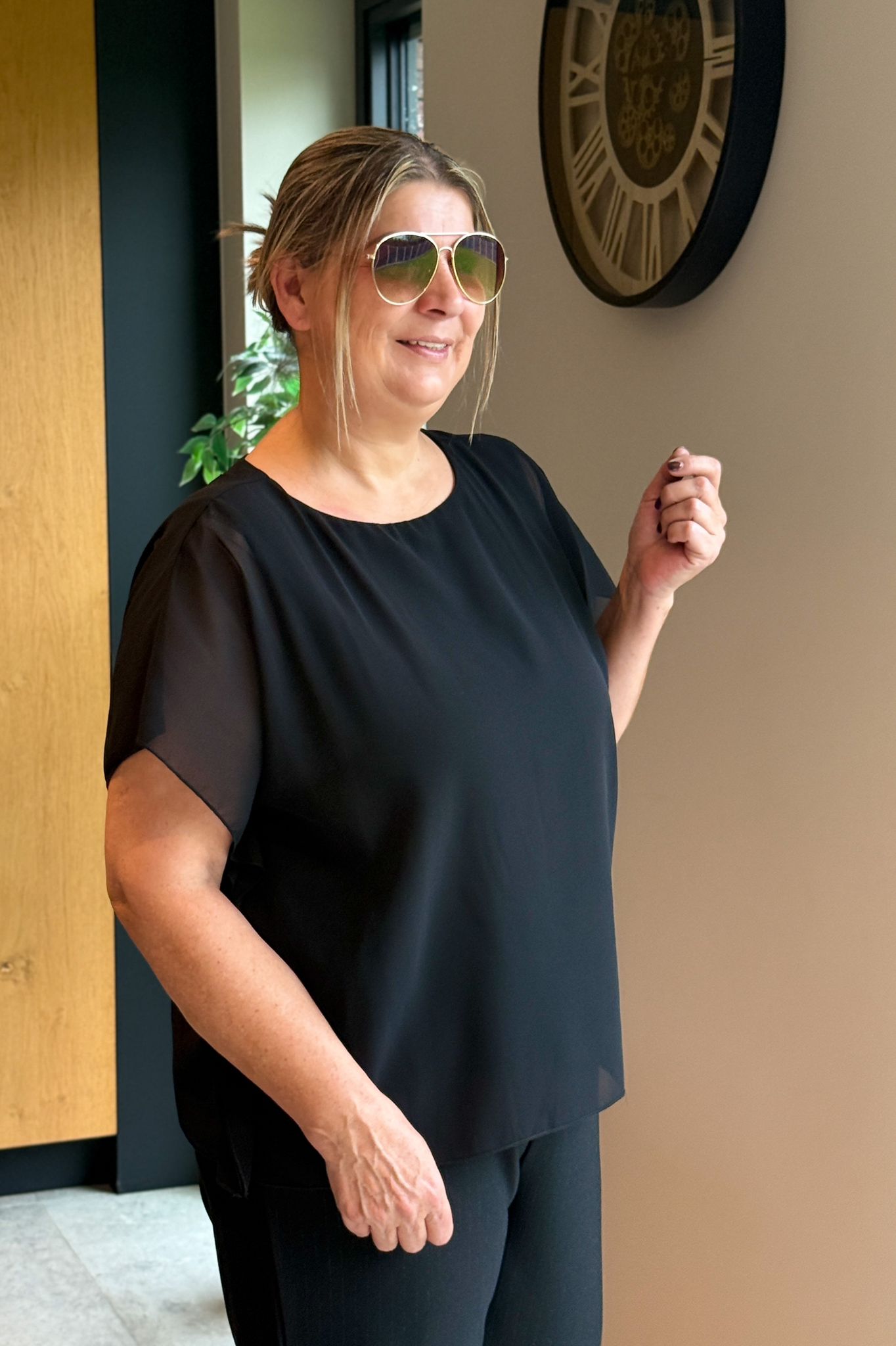 Blouse CarCoko Noir Carmakoma