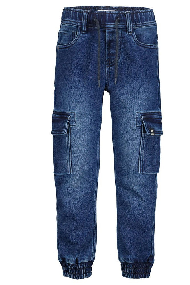 Pantalon Cargo Filou en Jeans (8689421648197)