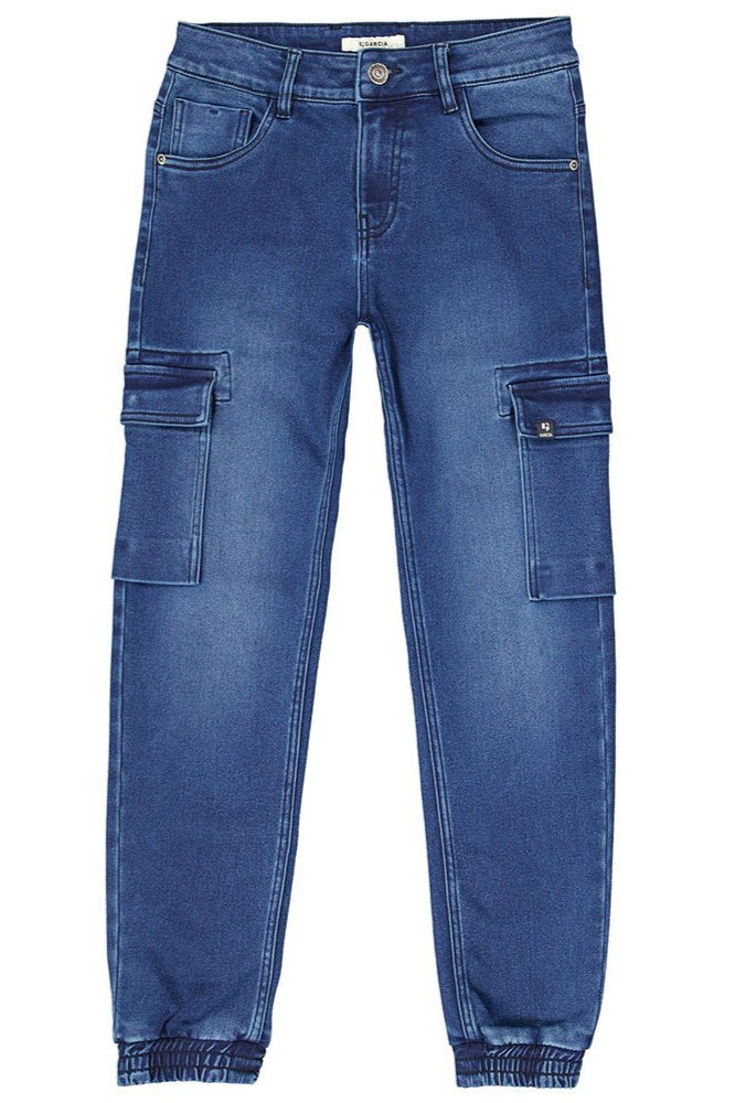 Pantalon Cargo Laurent en Jeans (8689426039109)