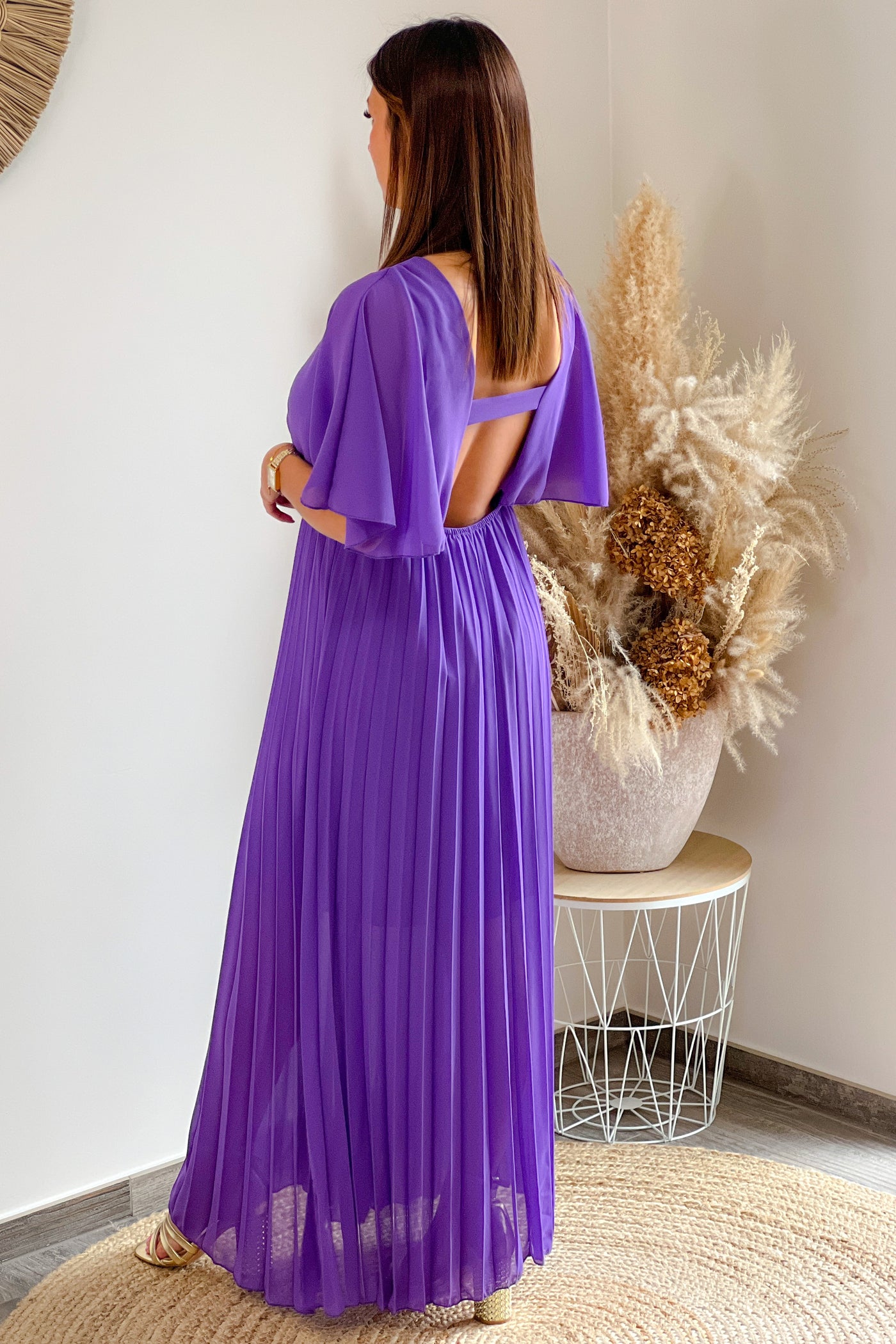 Robe Valeria Violet (8541285548357)