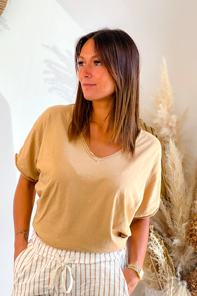 T-Shirt Anneke CAMEL (8575317836101)