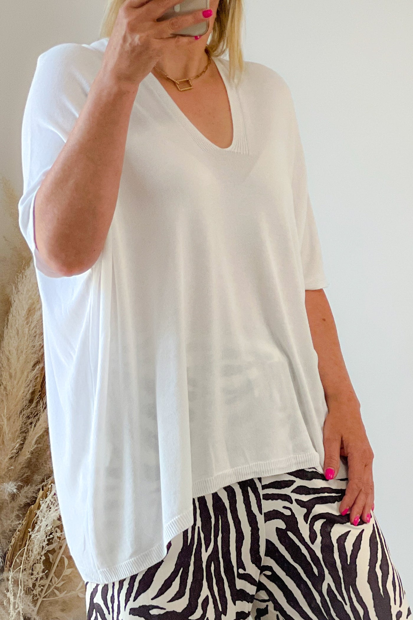 Top Ample Naomi Blanc GT ( ok 42-48 ) (8581522456901)