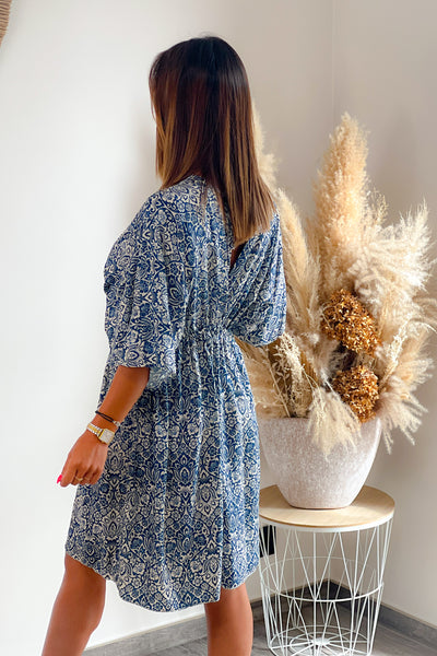 Robe Luana Bleu Marine (8630000681285)