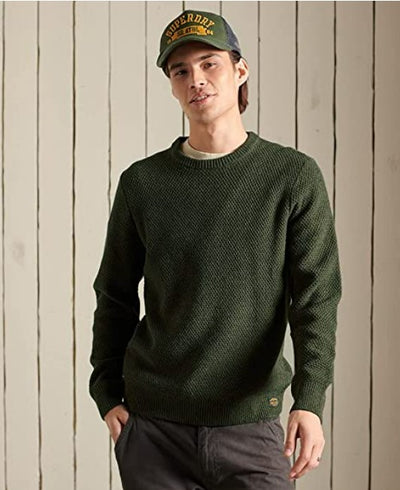 Pull à longues manches SUPERDRY Olive (7053267009715)