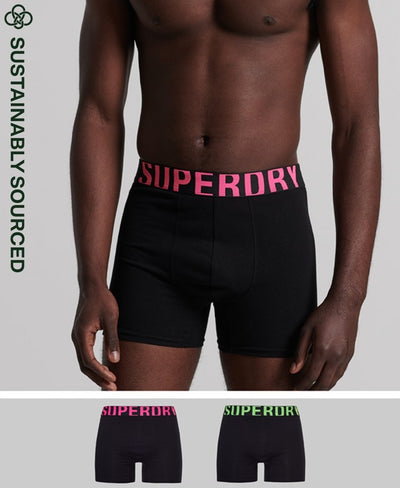 Pack 2 boxers SUPERDRY noir (7053267206323)