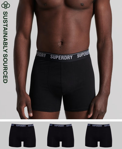 Pack 3 boxers SUPERDRY noir (7053267435699)